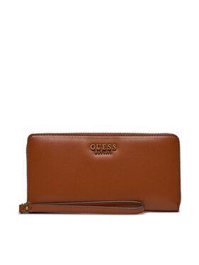 Guess Guess Portofel Mare de Damă Laurel SWVB85 00630 Maro