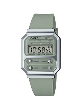 Casio Casio Ρολόι A100WEF-3AEF Ασημί