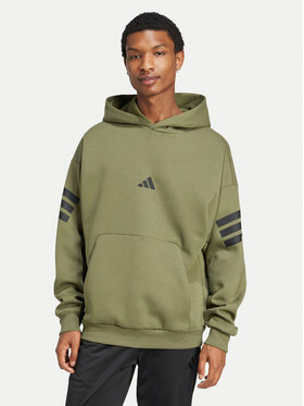 adidas adidas Bluză Future Icons 3-Stripes JD4856 Verde Regular Fit