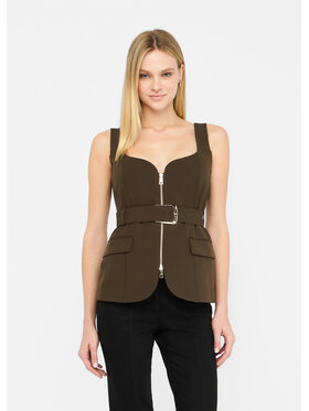 Liu Jo Liu Jo Gilet CF5022T2200X0708 Verde Regular Fit