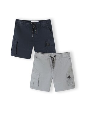 minoti minoti Szorty materiałowe 29SHORT261 Szary Regular Fit