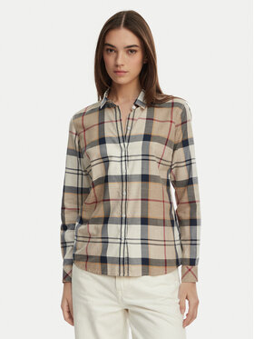 Barbour Barbour Риза Bredon LSH1353BR37 Бежов Regular Fit