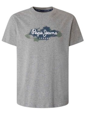 Pepe Jeans Pepe Jeans T-Shirt Raffael Szary Regular Fit