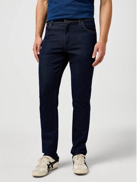 Wrangler Wrangler Jeansy 5401139229099 Granatowy Straight Leg