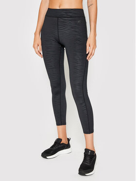 4F 4F Legginsy H4L21-LEG016 Czarny Slim Fit