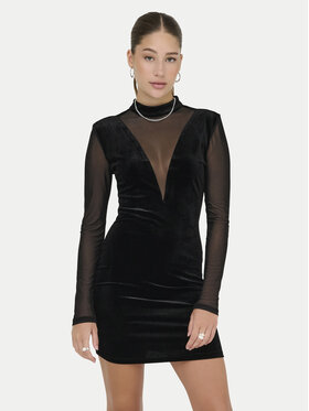 ONLY ONLY Cocktail obleka Smooth 15360667 Črna Slim Fit