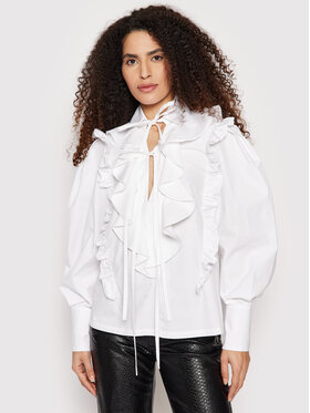 MSGM MSGM Hemd 3241MDM22 227100 Weiß Regular Fit