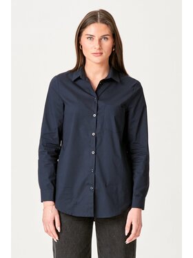 TeeShoppen TeeShoppen Koszula 'Basic Collection' Granatowy Regular Fit