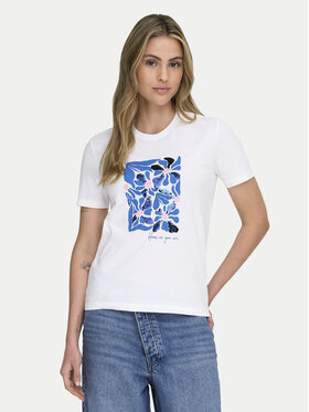 ONLY ONLY Tričko Kita 15367568 Biela Regular Fit