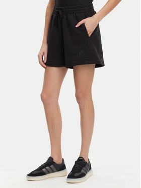 adidas adidas Sportovní kraťasy ALL SZN Fleece JI6529 Černá Loose Fit