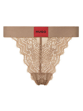 HUGO HUGO Kalhotky string 50535036 Béžová