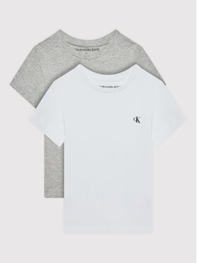 Calvin Klein Jeans Calvin Klein Jeans Komplet t-shirtów Monogram IB0IB01093 Szary Regular Fit