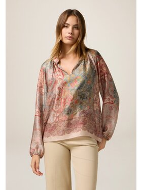 Oltre Oltre Blusa 2019J000784N0R6 Écru Regular Fit