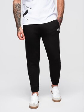 Ombre Ombre Spodnie dresowe OM-PASK-0223 Czarny Regular Fit