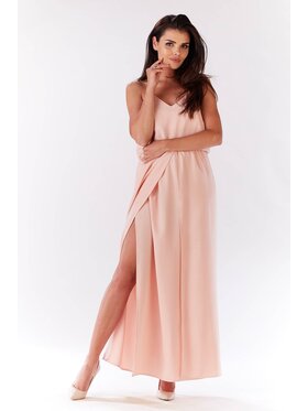 Infinite You Infinite You Sukienka letnia M138 Różowy Basic Fit