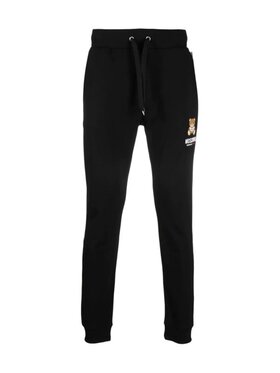 MOSCHINO MOSCHINO Spodnie dresowe V1A6886 4409 0555 Czarny Regular Fit