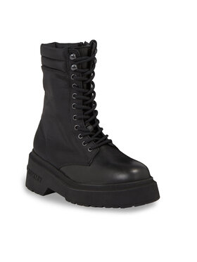 Tommy Jeans Čizme Tjw Lace Up Padded Boot EN0EN02405 Crna