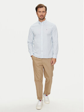 Tommy Hilfiger Tommy Hilfiger Cămașă Oxford MW0MW25037 Albastru celest Regular Fit