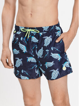 North Sails North Sails Short de bain Volley 673575 Bleu marine Regular Fit