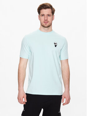 KARL LAGERFELD KARL LAGERFELD T-Shirt 755027 532221 Zielony Regular Fit
