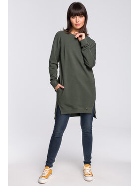 BeWear BeWear Mikina B101 Zelená Regular Fit