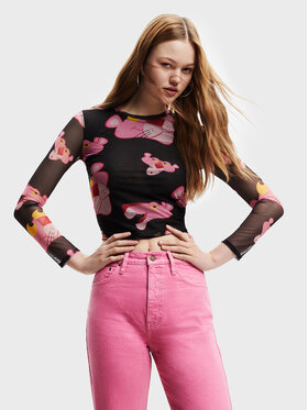Desigual Desigual Chemisier PINK PANTHER Pink Panther 22WWTK67 Noir Slim Fit