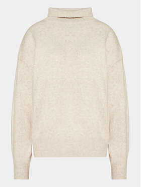 Gina Tricot Gina Tricot Rollkragenpullover 19873 Beige Regular Fit