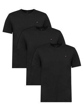 Tommy Hilfiger Tommy Hilfiger Комплект тениски UM0UM03870 Черен Regular Fit