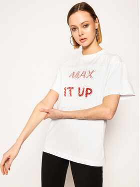 MAX&Co. MAX&Co. T-Shirt Davanti 69718320 Biały Regular Fit