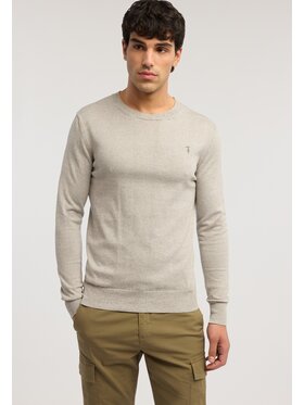 Trussardi Trussardi Sweter M0738000081N013 Szary Regular Fit