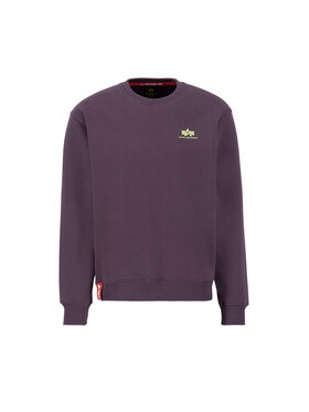 Alpha Industries Alpha Industries Bluza Basic Small Logo Sweatshirt Fioletowy Regular Fit