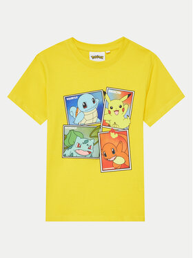 OVS OVS T-Shirt 2099003 Żółty Regular Fit