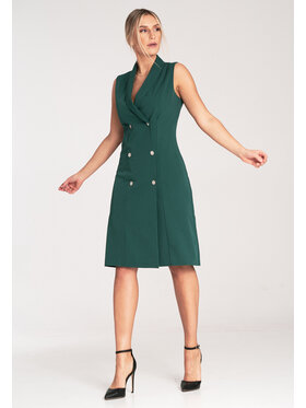 FIGL FIGL Sukienka codzienna M1067 Zielony Regular Fit