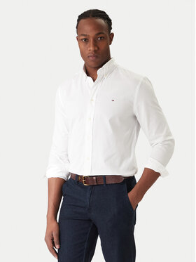 Tommy Hilfiger Tommy Hilfiger Krekls Core Flex MW0MW39988 Balts Regular Fit