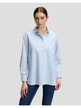 Lee Lee Koszula BOYFRIENDS SHIRT Niebieski Relaxed Fit