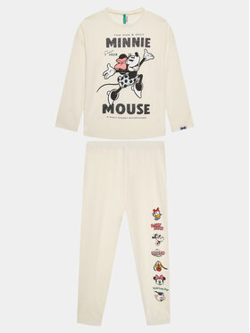 United Colors Of Benetton United Colors Of Benetton Пижама 3Y5E0P050 Екрю Regular Fit