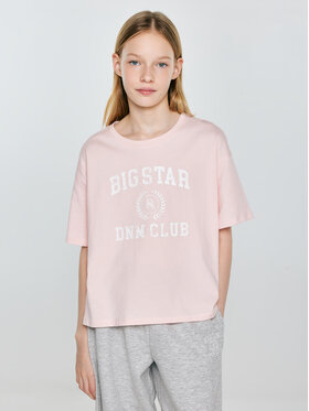 BIG STAR BIG STAR T-Shirt MINKA Różowy Comfort Fit