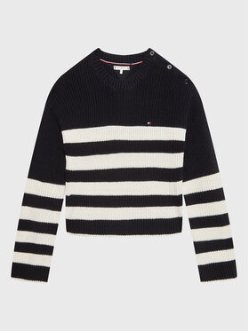 Tommy Hilfiger Tommy Hilfiger Džemper Nautical KG0KG07078 D Tamnoplava Regular Fit