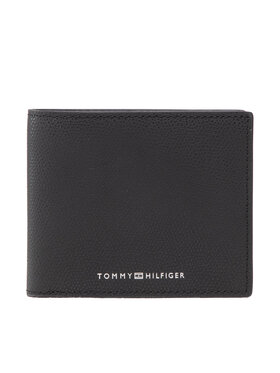 Tommy Hilfiger Tommy Hilfiger Veľká pánska peňaženka Business Leather Cc And Coin AM0AM10243 Čierna