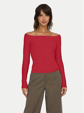 ONLY ONLY Halenka Glamour 15339763 Červená Slim Fit