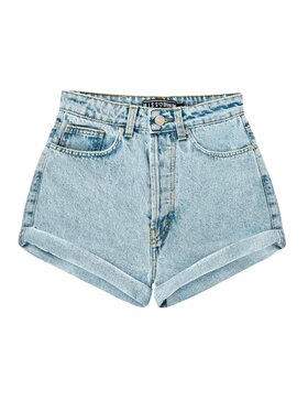 MissDenim MissDenim Szorty jeansowe Rolled Up Niebieski Regular Fit