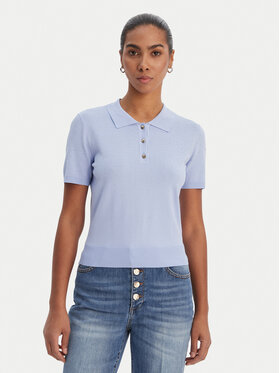 Fracomina Fracomina Polo FR26ST7003K524R9 Gaiši zila Regular Fit
