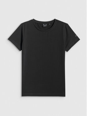 4F 4F T-Shirt ESSENTIAL 4 Czarny Slim Fit
