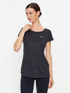 Salewa Salewa T-shirt technique Puez Melange Dry W 26538 Noir Regular Fit