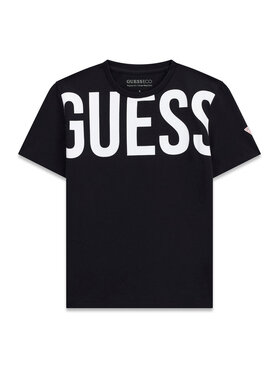 Guess Guess Marškinėliai L6GI26 J1314 Juoda Regular Fit