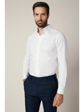 Lancerto Lancerto Koszula Nicoletta KO073225000006 Biały Slim Fit