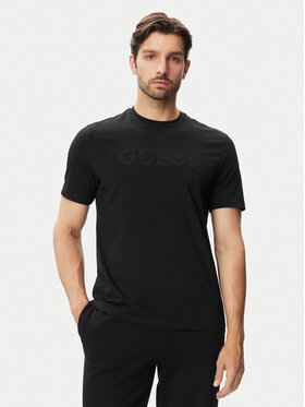 Guess Guess Majica Z6YI17 K4968 Črna Regular Fit