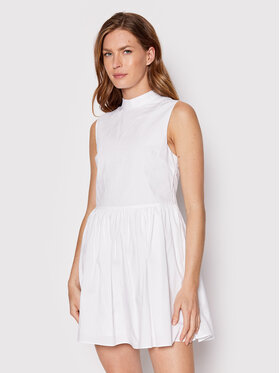 Glamorous Glamorous Každodenní šaty AC3560 Bílá Regular Fit