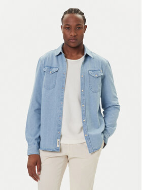 Mustang Mustang camicia di jeans Duver 1016950 Blu Regular Fit