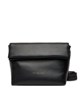 Tommy Hilfiger Tommy Hilfiger Torbica Th Logotape AW0AW17692 Crna